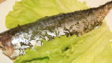 запеченая скумбрия