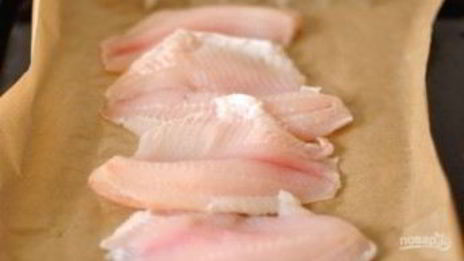 запеченная рыба с овощами