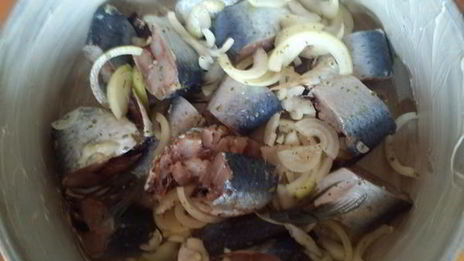 запеченная сельдь с картофелем калалаатикко