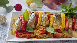Запеченная скумбрия Краски осени
