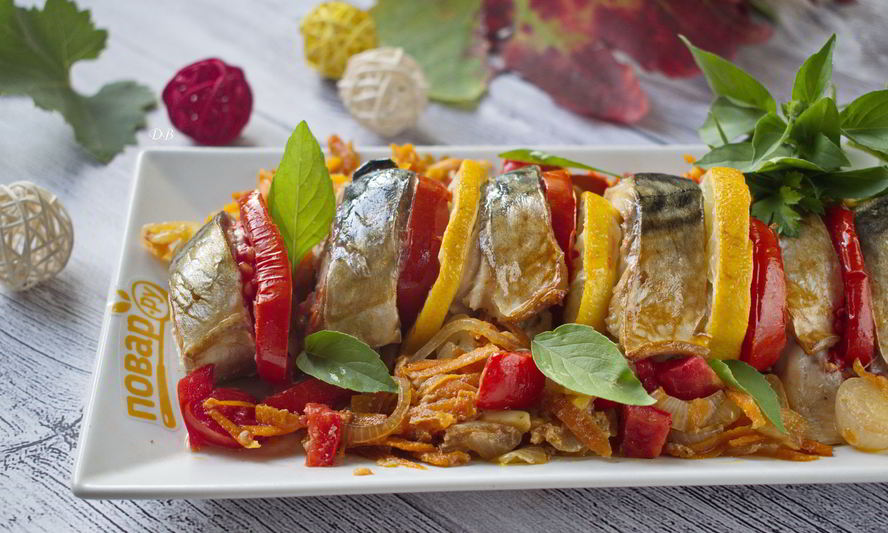 Рецепт запеченной скумбрии краски осени