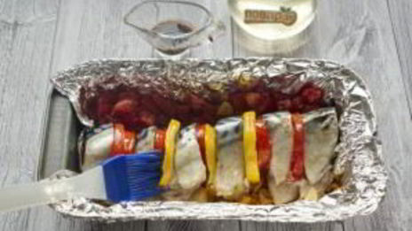 запеченная скумбрия краски осени