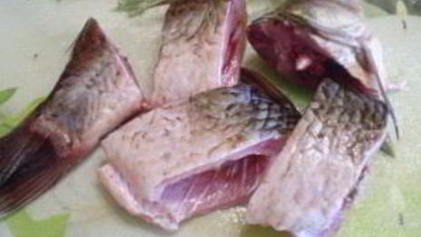 жареная рыба с рисом