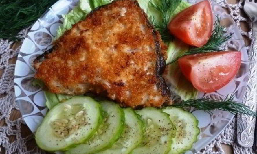 Рецепт зубатки жареной