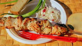 Диетический шашлык из индейки