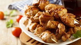 Куриный шашлык в духовке