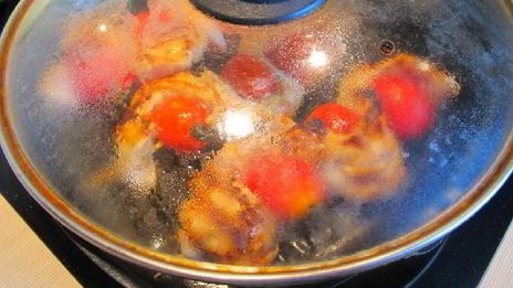 куриные шашлычки с черри