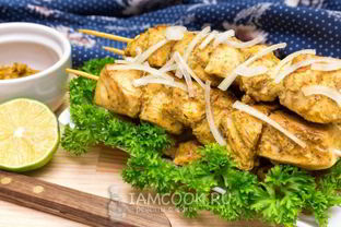 Куриные шашлычки с пастой Тикка Масала