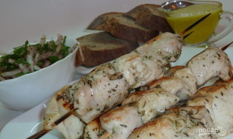 Рецепт куриных шашлычков шиш-таук