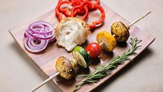 Овощной шашлык