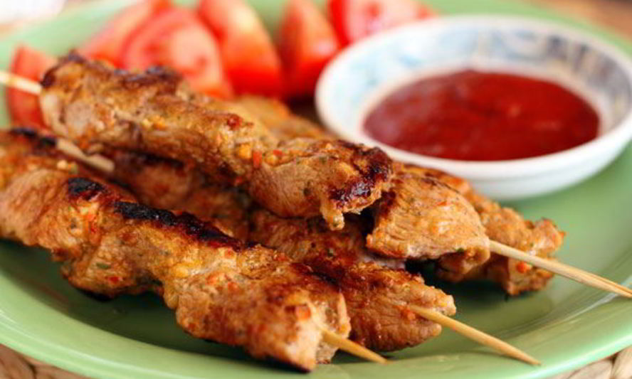 Рецепт шашлычков из индейки в имбирном маринаде