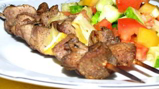 Шашлычки из индейки