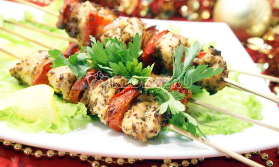 Рецепт шашлычков из курицы