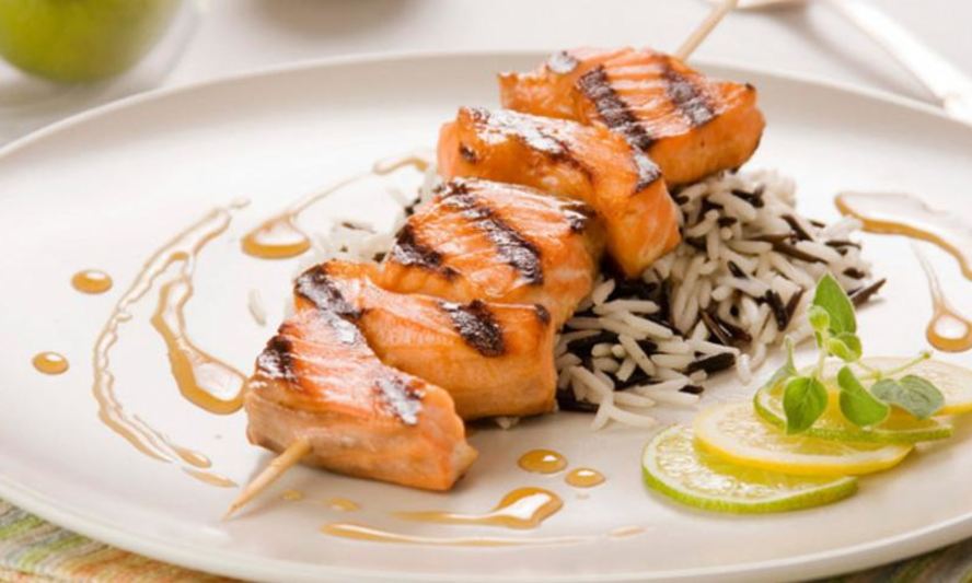 Рецепт шашлычков из лосося