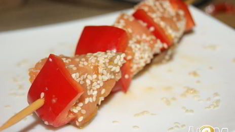 шашлычки из семги