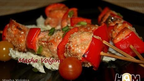 шашлычки из семги