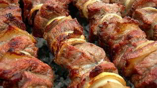 Шашлык из белого мяса