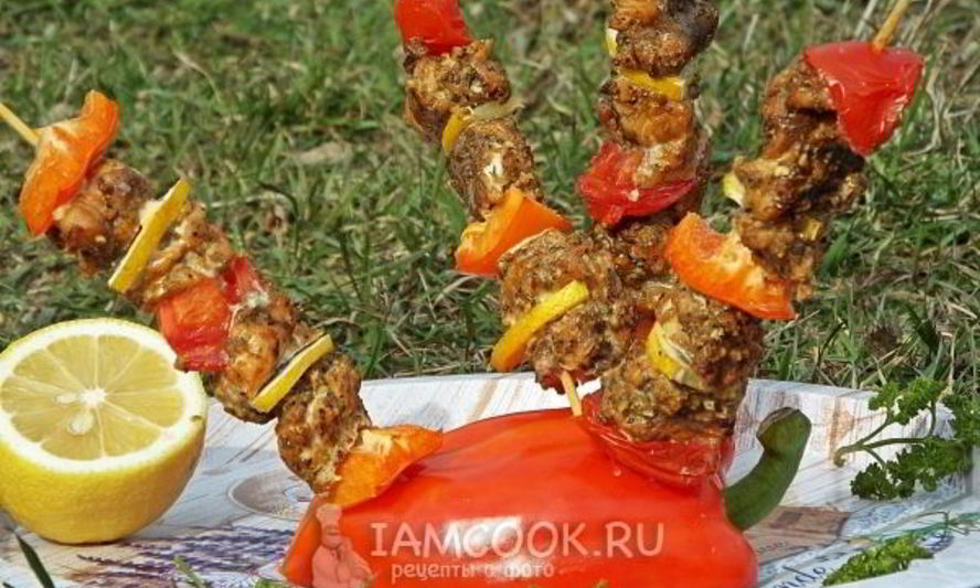 Рецепт шашлыка из горбуши