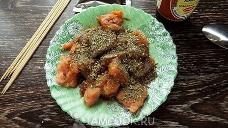 шашлык из горбуши