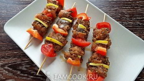 шашлык из горбуши