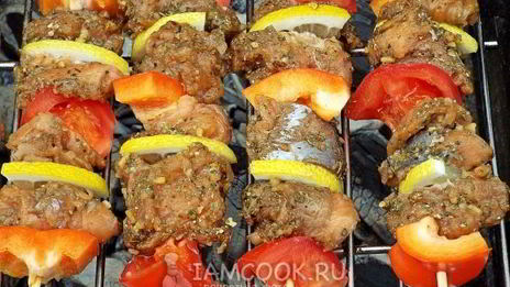 шашлык из горбуши