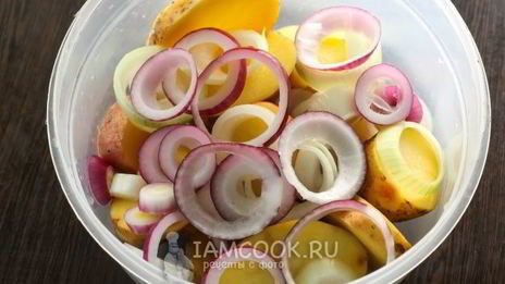 шашлык из картошки