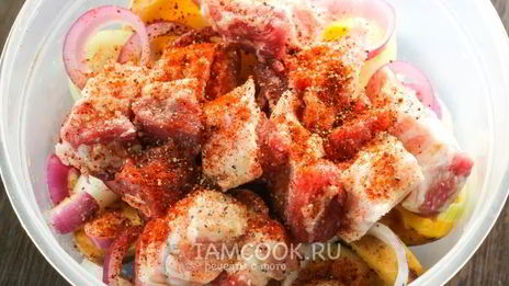 шашлык из картошки