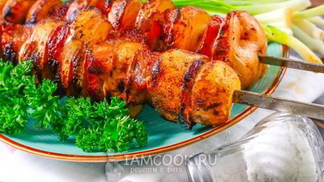 шашлык из картошки