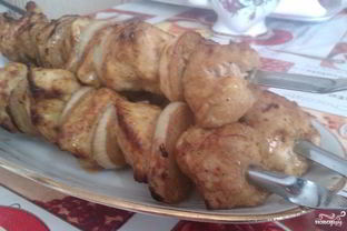 Шашлык из куриной грудки