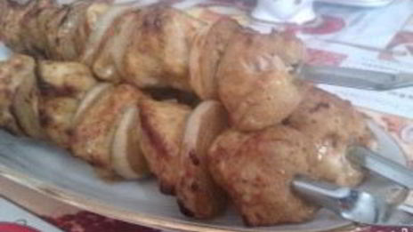 шашлык из куриной грудки