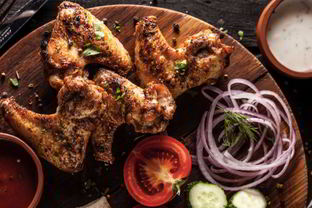 Шашлык из куриных крыльев