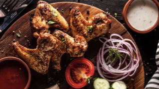 Шашлык из куриных крыльев