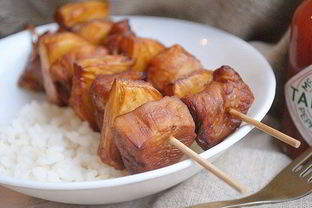 Шашлык из курицы и ананасов по-домашнему