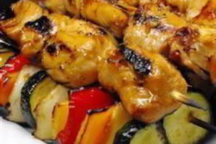 Шашлык из курицы с медом