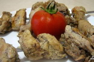Шашлык из курицы в уксусе