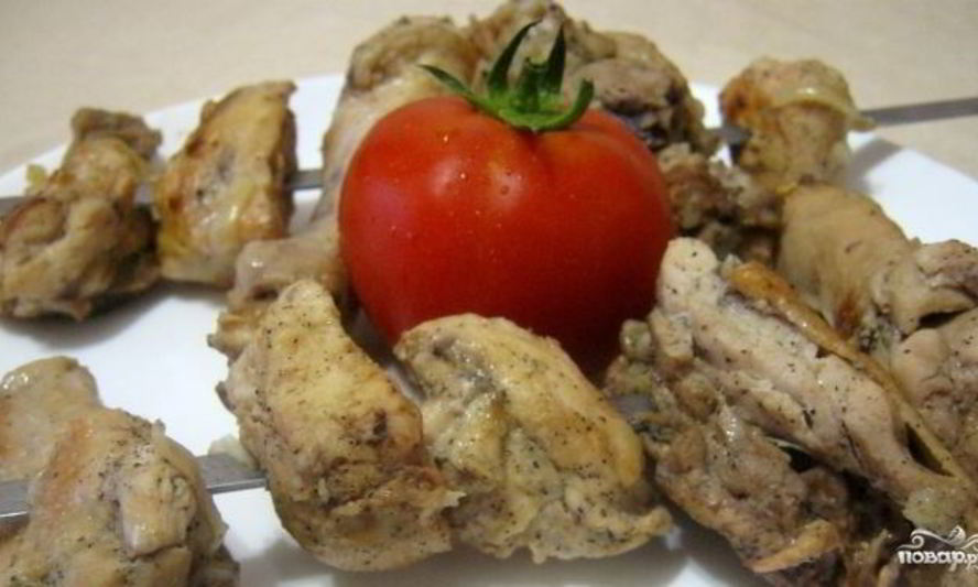 Рецепт шашлыка из курицы в уксусе