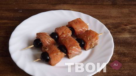 шашлык из лосося
