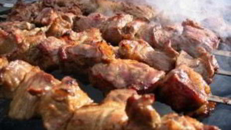 шашлык из лосятины