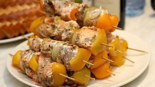 Шашлык из осетра