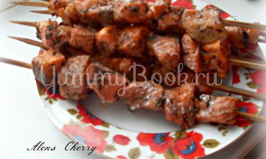 Рецепт шашлыка из семги