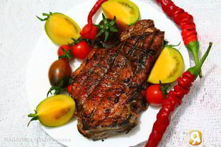 Шашлык из свинины на косточке