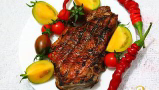 Шашлык из свинины на косточке