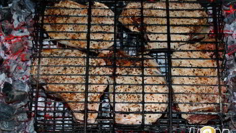 шашлык из свинины на косточке