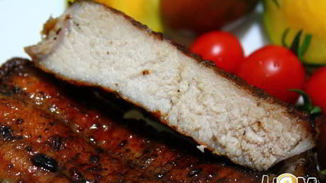 шашлык из свинины на косточке