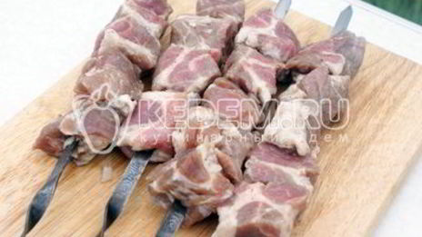 шашлык из свинины с уксусом