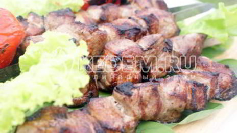 шашлык из свинины с уксусом