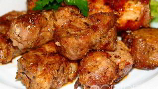 Шашлык из свинины в кефире