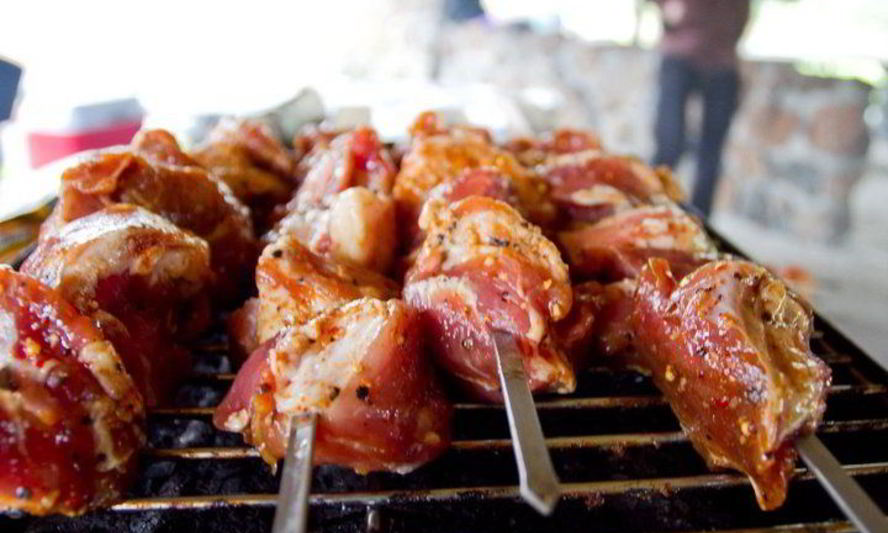 Рецепт шашлыка из свинины в пряном маринаде