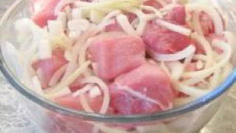 шашлык из свинины в уксусе