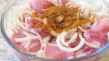 шашлык из свинины в уксусе